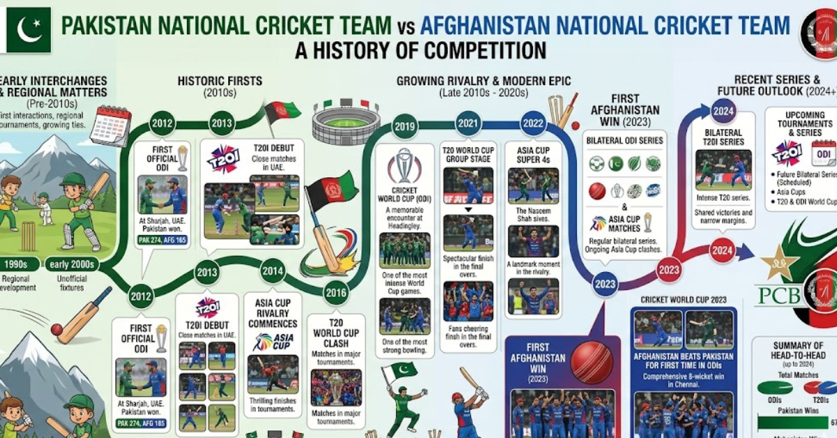 Pakistan vs Afghanistan Cricket Timeline & History