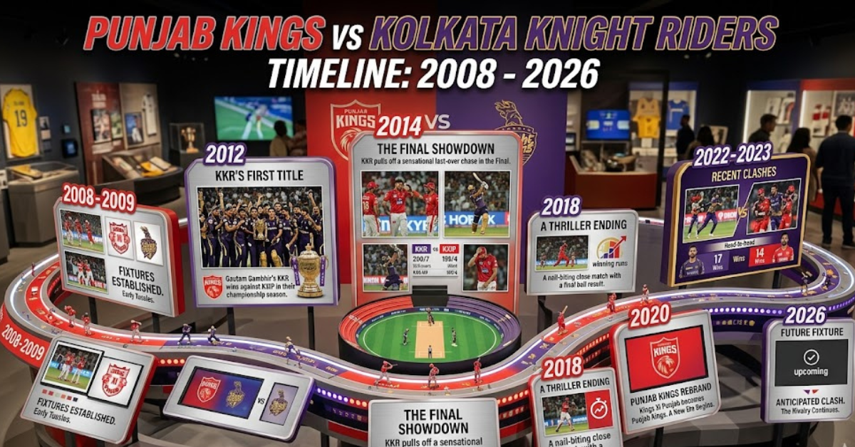 PBKS vs KKR Timeline: IPL Head-to-Head History