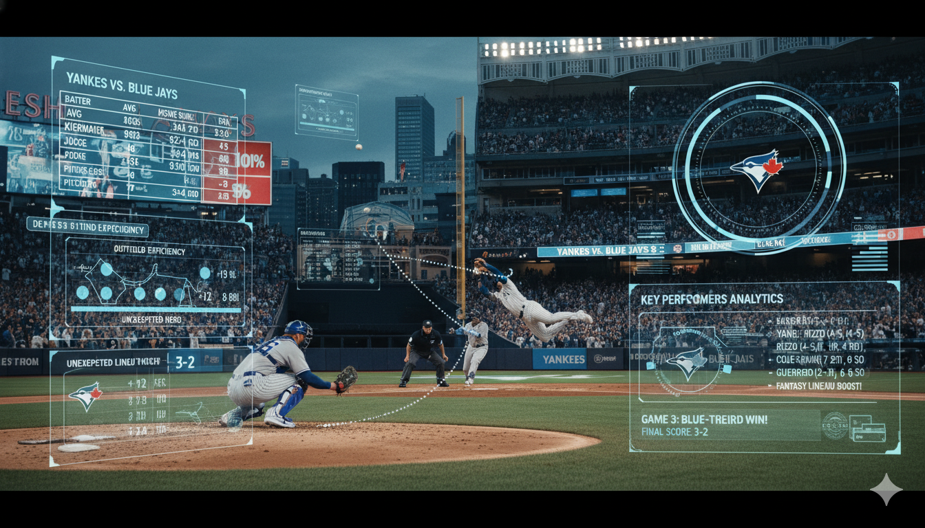 New York Yankees vs Toronto Blue Jays Match Player Stats