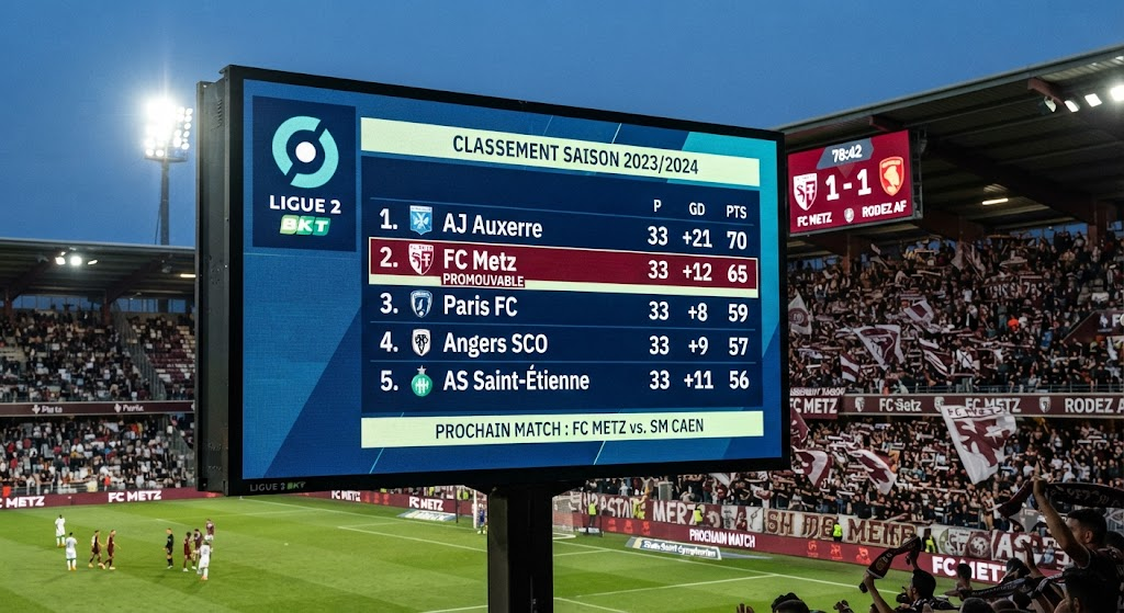 Everything You Need to Know About the Classement Football Club De Metz League Standing