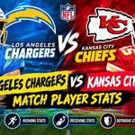 Los Angeles Chargers vs Kansas City Chiefs Match Player Stats